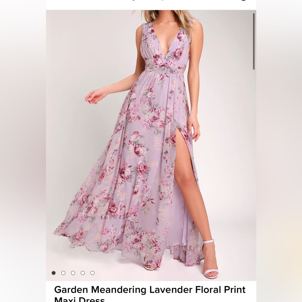 Lavender dress worn once